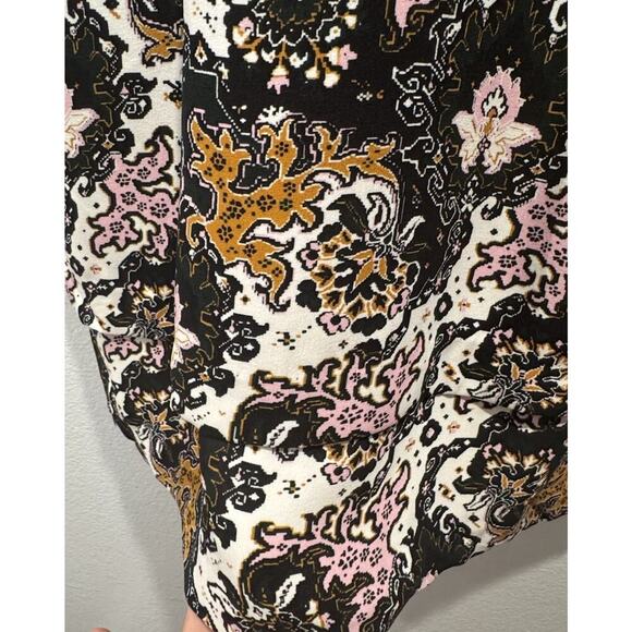 A.L.C. Tordi Mini Dress Women’s Size 12 Floral Pleat Silk Blend Pockets Layered - Picture 5 of 10